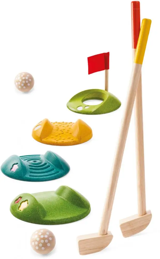 Plan Toys Mini golf - rozbalené